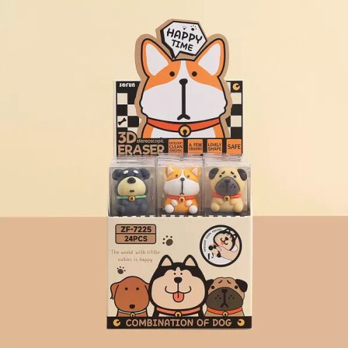 Gumă de șters cu model de câine - diverse tipuri 143941661