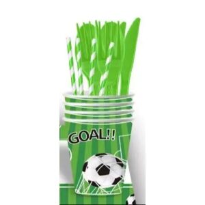 Gooool! papirnate čaše s uzorkom nogometne lopte - set od 10 komada 143941662 - Potrepština za party