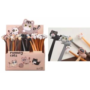 Gelekugelschreiber mit Katzenmotiv - verschiedene Varianten 143941675 - Stifte & Bleistifte