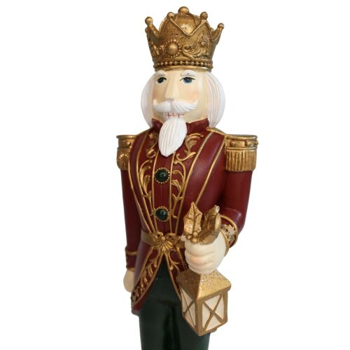 Piros karácsonyi dekoráció Diótörő 38cm 143941746