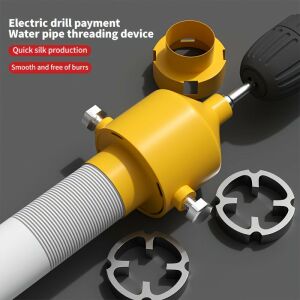 Set de 7 piese pentru filetare țevi de scurgere electrice 143949024 - Tarozi si filiere