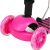 Mercaton roller, Katicabogár modell, Csúszásgátló fogantyú, EVA habkerekek LED lámpákkal, Állítható ülés, Maximum 20, 59 x 26 x 75 cm, Rózsaszín 143950072