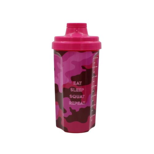 Shaker Eat Sleep Squat Repeat culoarea roz 700ml