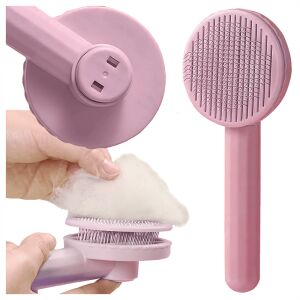 Perie de autocuratare pentru parul de caine si pisica, pieptene ergonomic 143950987 - Petshop