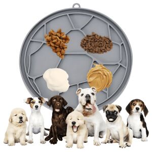 Olizovacia miska pre psy a mačky, upokojujúca a relaxačná, odbúrava stres