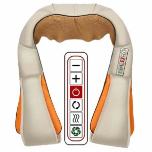 Shiatsu 3D vállmasszírozó, fűthető 12V/230V