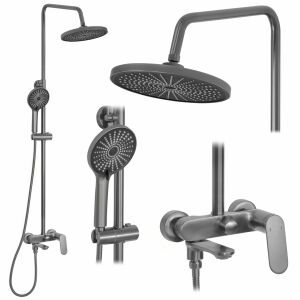 Sprchový set REA Marco Gun Grey 143953162 - Sprchová súprava