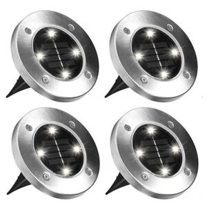Disk Lights leszúrható 4db os napelemes kerti lámpa készlet 143954621 - Záhradná výzdoba