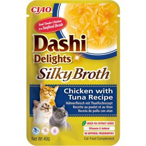 Inaba Cat Dashi Delights Silky Broth - csirke-tonhal  40 g 143958193 - Inaba