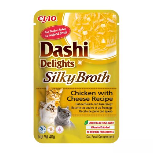 Inaba Cat Dashi Delights Silky Broth - csirke-sajt  40 g 143958192