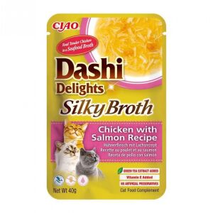 Inaba Cat Dashi Delights Silky Broth - csirke-lazac  40 g 143958369 - Inaba