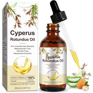 Ulei Cyperus Rotundus pentru Incetinirea Cresterii Firelor de Par, Formula 100% Naturala, NOVA KISS®, 60 ml 143963758 - Ulei de păr
