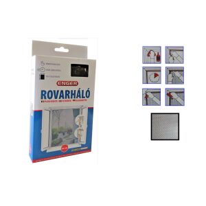 Rovarháló Fekete 150*150cm Tépőzárral eng-484 143964039 - Kert