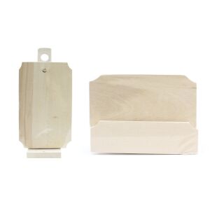 Vágódeszka Fa 6db+Tartó 143964070 - Vágódeszka