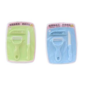 Konyhai Szett 3 Darabos eng-429 (Vágódeszka+Hámozó+Kés Kerámia)