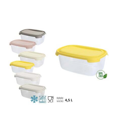 Sofi 4.5 literes ovális magas Frigo doboz élelmiszer tárolására - Ételtárolás