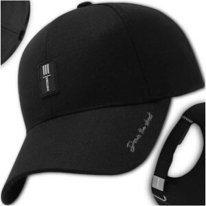 Univerzális baseball sapka férfiaknak és nőknek, fekete, egy méretben