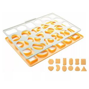 Tészta kiszúró rács, apró sütemény, műanyag, 23×33 cm 143997707 - Sütemény kiszúró