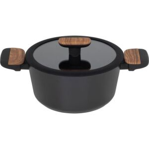 Resto MON 93187 Rozsdamentes Acél Lábas Üveg fedővel Ø 20cm 2,6L - Fekete (93187) 143998979 - RESTO