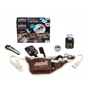 Theo Klein 5838 Braun fodrászkészlet | Övtáska számos fodrászeszközzel | Elektromos játék szakállvágó | Játék 3 éves kortól gyermekeknek (5838) 143999144 - Klein