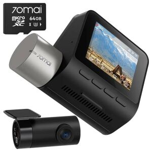 70mai Dash Cam A510 Menetrögzítő Kamera + RC11 Hátsó Kamera + 70mai 64GB MicroSD kártya (70MAI A510 SET+64GB)