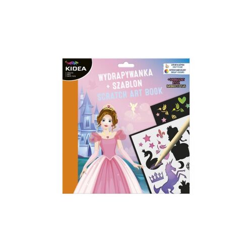 Kidea képkarcoló készlet sablonokkal - Hercegnős 144011817