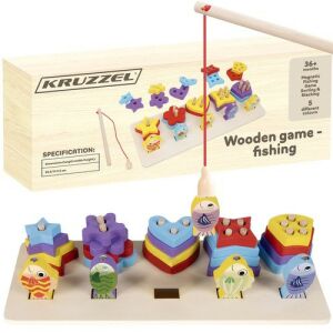 Wooden sorter - fishing Kruzzel 22565 144013893 - Kruzzel