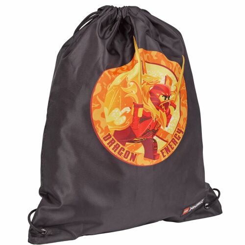 Tornazsák, LEGO "Ninjago Dragon Energy", fekete-mintás (L100342502) 173821343 - Tornazsák