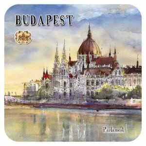 Parafa poháralátét,1 db-os, Budapest