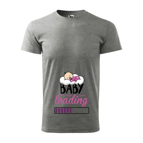 Póló Baby loading lány mintával - Szürke XL méretben 144019673