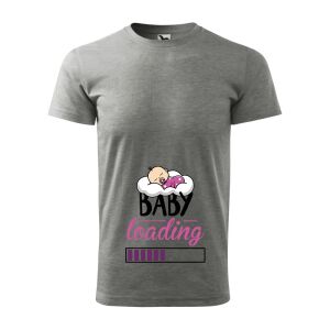 Póló Baby loading lány mintával - Szürke L méretben 144019691 - Ajándék póló