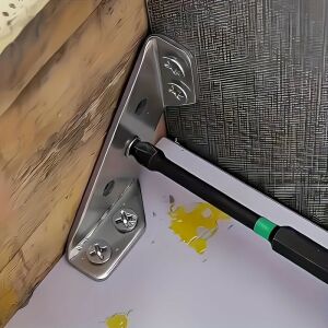 32 darabos Erős Rozsdamentes Acél Sarokmerevítő Készlet 144020011 - Sarokvas & Szegletvas