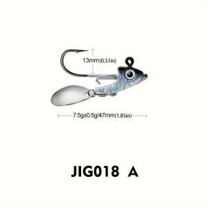 5db Jig Head szabadon álló szöges horog pergetőkanállal 144020626 - Horgász horog