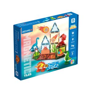 Geomag: Magnetic Tiles konstruktor świata dinozaurów 144025914 - Geomag Magnetyczna gra budowlana