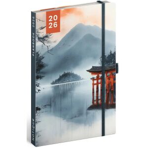 Realsystem design agenda, határidőnapló, 13x21cm, heti tervező, 2026, Japan 144027300 - Napló