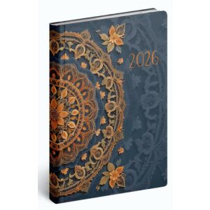 Realsystem határidőnapló, B/6, heti tervező, 2026, Fiestina mandala 144027371 - Napló