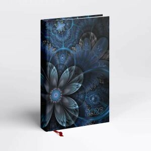 Realsystem határidőnapló, A/5, napi tervező, 2026, Picture fraktál 144027387 - Napló