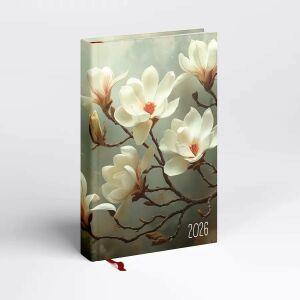 Realsystem határidőnapló, A/5, napi tervező, 2026, Picture magnólia 144027391 - Napló