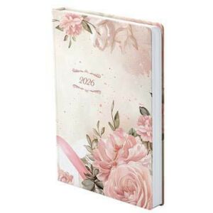 Toptimer határidőnapló, B/6, napi tervező, 2026, Joy, rózsaszín 144027394 - Napló