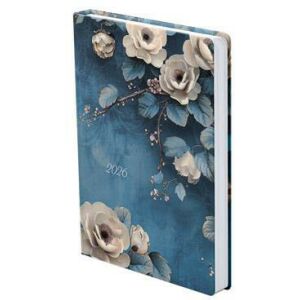 Toptimer határidőnapló, B/6, napi tervező, 2026, Joy, fehér rózsa 144027401 - Napló