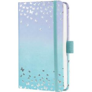 Sigel határidőnapló, A/6, heti tervező, kemény borító, 2026, Jolie, Butterfly Confetti Sky 144027429 - Napló