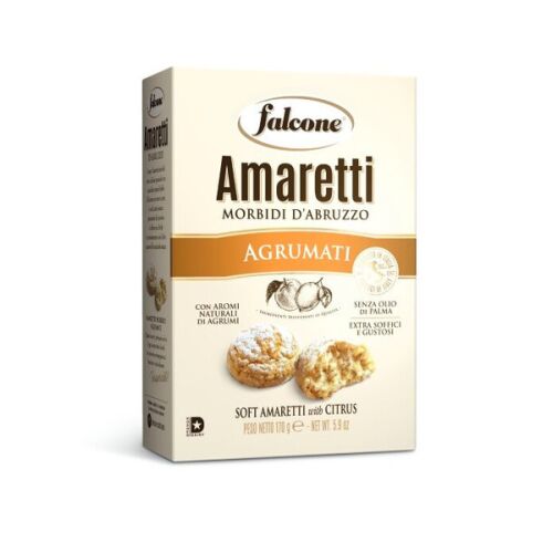 Falcone Amaretti Agrumati, citrusos puha keksz 170g 144028785