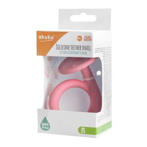 Akuku rágóka szilikon Csiga pink 144028878 - Rágóka