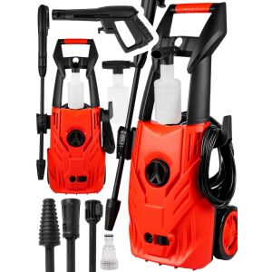 Kompakt magasnyomású mosó háztartási használatra - 120-150 bar, tartozékokkal, turbó funkcióval