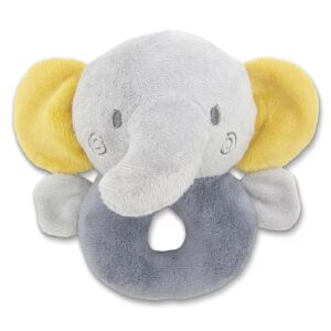 Lorelli Toys Plüss csörgő karika - Szürke Elefánt 144030639 - Csörgő