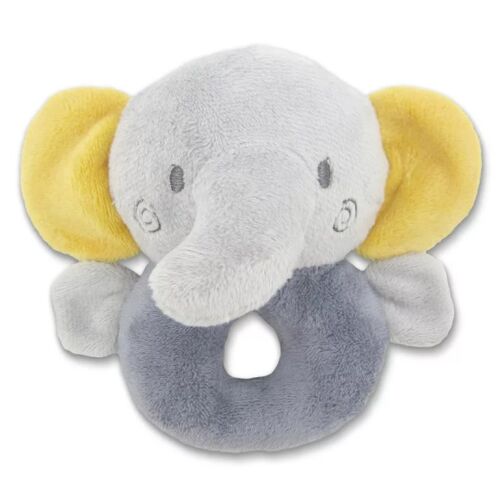 Lorelli Toys Plüss csörgő karika - Szürke Elefánt 144030639