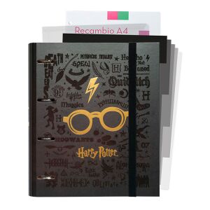 Harry Potter - A4-es kartonmappa (4 gyűrű, gumiszalag)