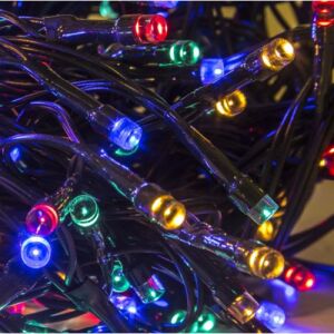 Solar Outdoor Bunte Lichterketten 10m 100 Led 144033745 - Lichterketten