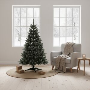 Pepita Nordman King Lux Snow umelá borovica 1,3 m 144035887 - Umelé jedle & Vianočné stromčeky