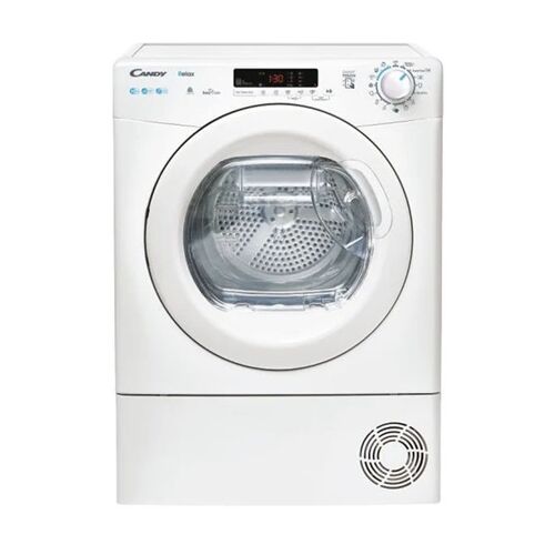 Front view of Candy CRE H10A2DE-S 10kg Heat Pump Dryer